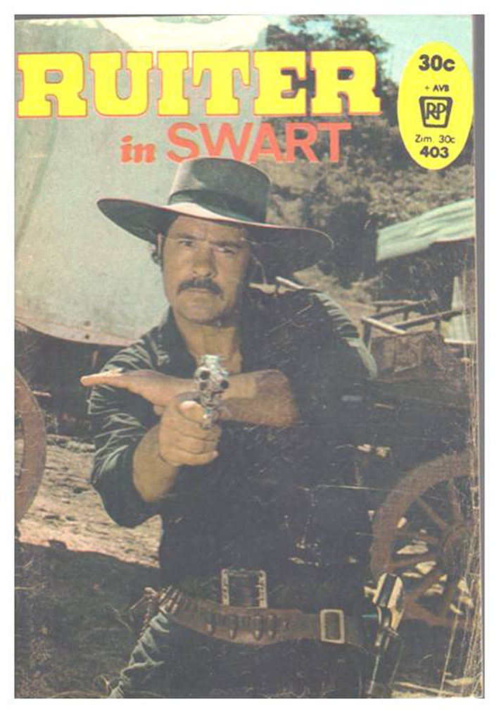Ruiter in Swart